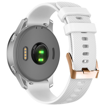 20 мм силиконова каишка за часовник за Garmin Vivomove Style HR Sport Trend Luxe Sport Band Smartwatch Гривна за гривна