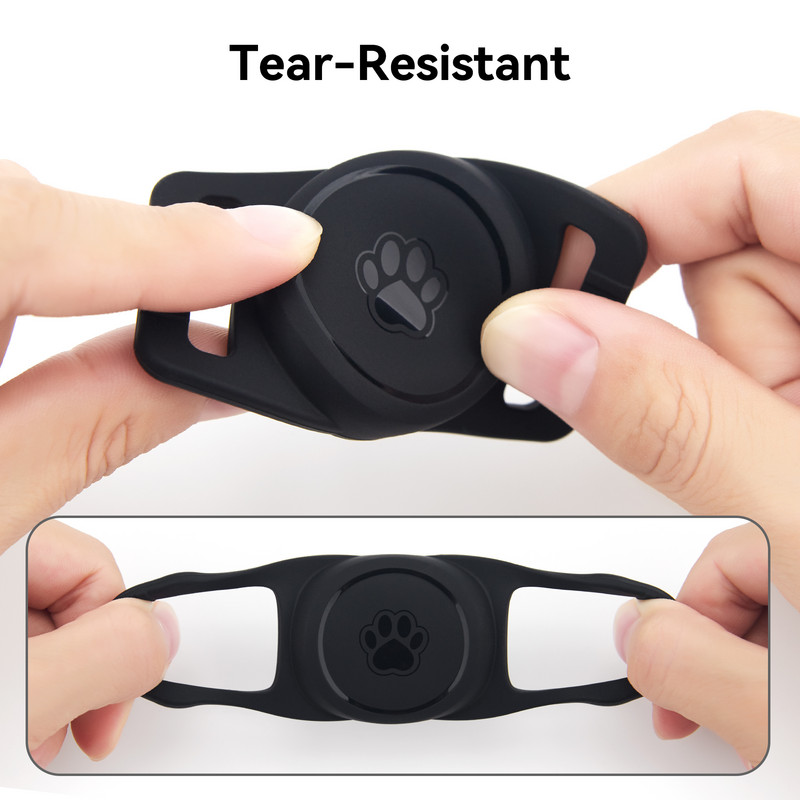 Silikonski Airtag držač ogrlice za pse za Apple AirTag kućište Vodootporni držač mačje ogrlice Otporan na trganje Air Tag Case Poklopac za GPS praćenje