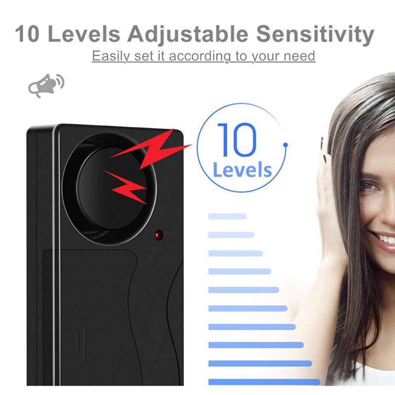 Velosipēda trauksmes tālvadības pults 113 dB Bezvadu Pret Lost Atgādinājuma brīdinājuma trauksmes sensors Ūdensizturīgs Motocikla Signalizācijas Drošība