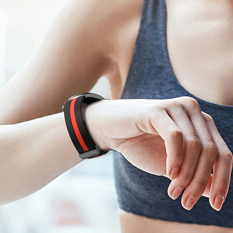 Mágneses D csatszíj Huawei GT4 3 GT2 pro 20mm 22mm szilikon szíj Samsung Galaxy Watch 6 5 4 készülékhez Garmin Vivoactive 4s-hez