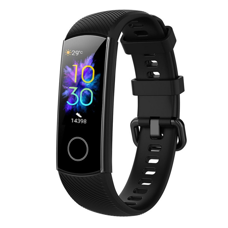 Curea pentru brățări Huawei Honor Band 5 4 brățară sport colorată brățară de schimb din silicon pentru accesorii inteligente Honor Band 5