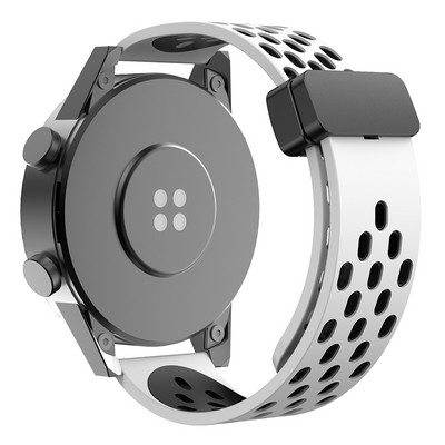 Caurums Silikona magnētiskā siksniņa Samsung Galaxy Watch 5 pro 6 4 classic 3 20mm 22mm siksniņa Samsung Watch Active2 Gear rokassprādzei