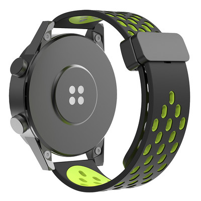 Caurums Silikona magnētiskā siksniņa Samsung Galaxy Watch 5 pro 6 4 classic 3 20mm 22mm siksniņa Samsung Watch Active2 Gear rokassprādzei