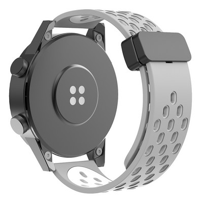 Caurums Silikona magnētiskā siksniņa Samsung Galaxy Watch 5 pro 6 4 classic 3 20mm 22mm siksniņa Samsung Watch Active2 Gear rokassprādzei