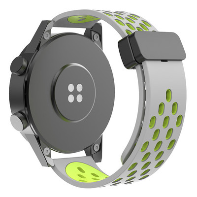 Caurums Silikona magnētiskā siksniņa Samsung Galaxy Watch 5 pro 6 4 classic 3 20mm 22mm siksniņa Samsung Watch Active2 Gear rokassprādzei