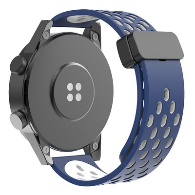 Caurums Silikona magnētiskā siksniņa Samsung Galaxy Watch 5 pro 6 4 classic 3 20mm 22mm siksniņa Samsung Watch Active2 Gear rokassprādzei