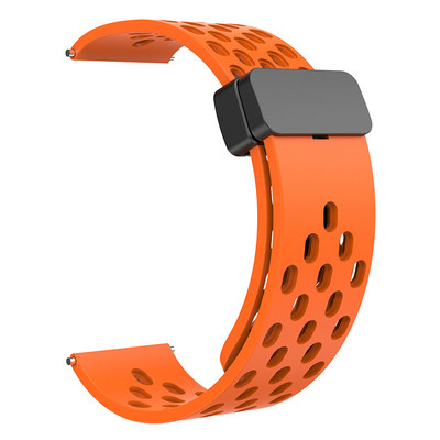 Caurums Silikona magnētiskā siksniņa Samsung Galaxy Watch 5 pro 6 4 classic 3 20mm 22mm siksniņa Samsung Watch Active2 Gear rokassprādzei