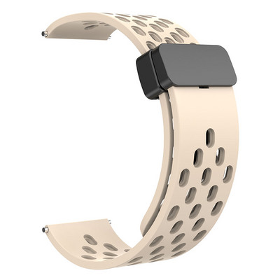 Caurums Silikona magnētiskā siksniņa Samsung Galaxy Watch 5 pro 6 4 classic 3 20mm 22mm siksniņa Samsung Watch Active2 Gear rokassprādzei