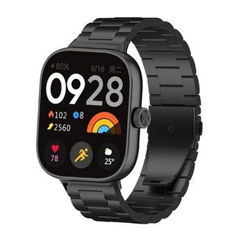 Гривна за каишка за часовник Redmi Watch 4 Миланска каишка от неръждаема стомана Xiaomi Mi Band 8 Pro Гривна Кожена каишка за часовник Redmi Watch 4