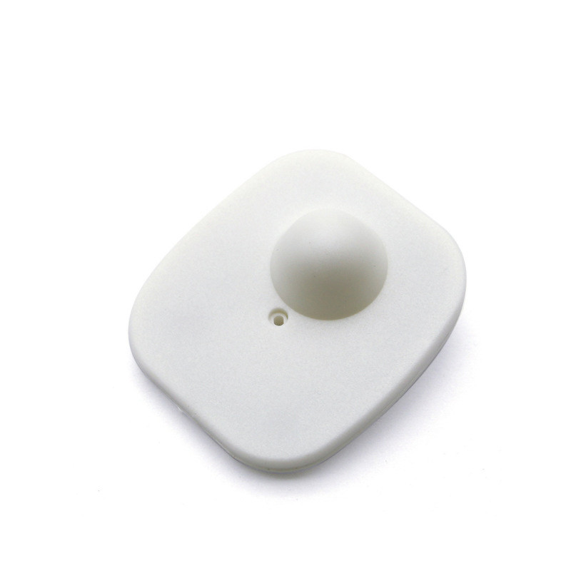 100 tk kontrollpunkti turvalisusega ühilduv Rf 8.2Mhz Mini Tag valge tihvtiga RF EAS vargusvastase värava antennisüsteemi jaoks