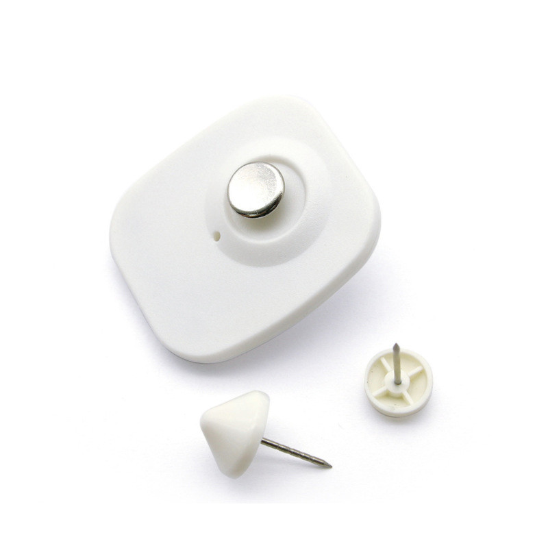 100 tk kontrollpunkti turvalisusega ühilduv Rf 8.2Mhz Mini Tag valge tihvtiga RF EAS vargusvastase värava antennisüsteemi jaoks