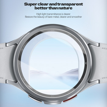Закалено стъкло за Samsung Galaxy Watch 6 40mm 44mm Аксесоари HD Прозрачно хидравлично фолио Протектор на екрана Watch 6 Classic 43/47mm