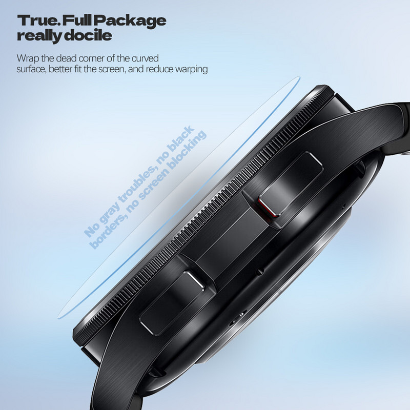 Kaljeno staklo za Samsung Galaxy Watch 6 40 mm 44 mm Dodaci HD prozirna hidraulična folija za zaštitu zaslona Watch 6 Classic 43/47 mm