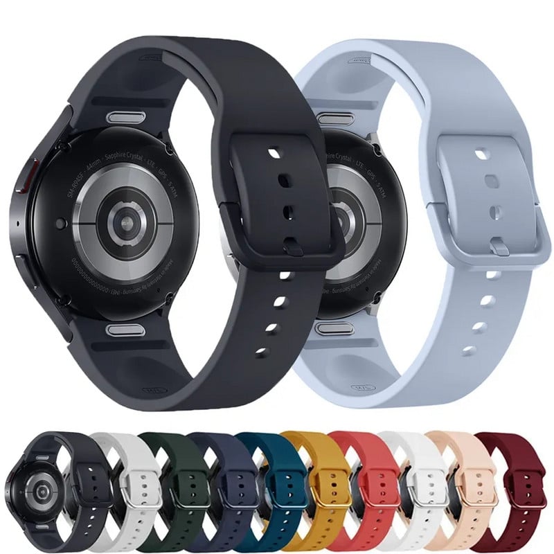 Silikoonrihm Samsung Galaxy Watch 6 klassikalisele 43mm 47mm kellale6 5 4 40mm 44mm 5Pro 45mm No Gaps Soft Correa ametlik käevõru