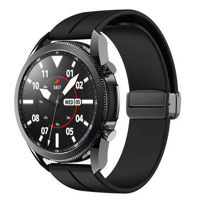 ​20 mm 22 mm magnētiskā D sprādzes siksniņa tālrunim Samsung Galaxy Watch 6 5 4, kas paredzēts Huawei GT4 3 GT2 pro aproce Garmin Vivoactive 4 siksniņai