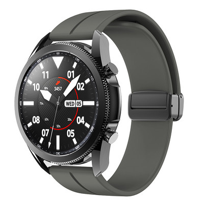 ​20 mm 22 mm magnētiskā D sprādzes siksniņa tālrunim Samsung Galaxy Watch 6 5 4, kas paredzēts Huawei GT4 3 GT2 pro aproce Garmin Vivoactive 4 siksniņai