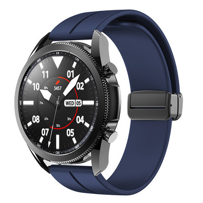 ​20 mm 22 mm magnētiskā D sprādzes siksniņa tālrunim Samsung Galaxy Watch 6 5 4, kas paredzēts Huawei GT4 3 GT2 pro aproce Garmin Vivoactive 4 siksniņai