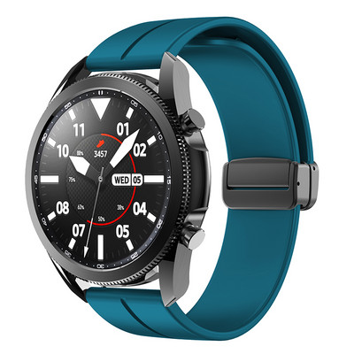 ​20 mm 22 mm magnētiskā D sprādzes siksniņa tālrunim Samsung Galaxy Watch 6 5 4, kas paredzēts Huawei GT4 3 GT2 pro aproce Garmin Vivoactive 4 siksniņai