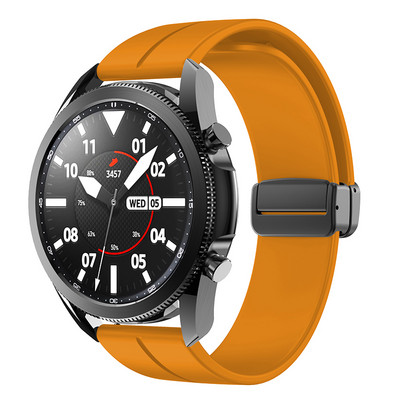 ​20 mm 22 mm magnētiskā D sprādzes siksniņa tālrunim Samsung Galaxy Watch 6 5 4, kas paredzēts Huawei GT4 3 GT2 pro aproce Garmin Vivoactive 4 siksniņai