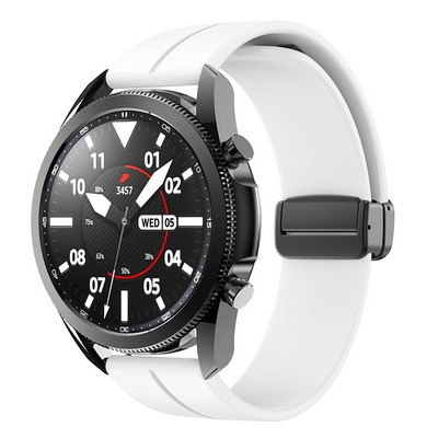 ​20 mm 22 mm magnētiskā D sprādzes siksniņa tālrunim Samsung Galaxy Watch 6 5 4, kas paredzēts Huawei GT4 3 GT2 pro aproce Garmin Vivoactive 4 siksniņai