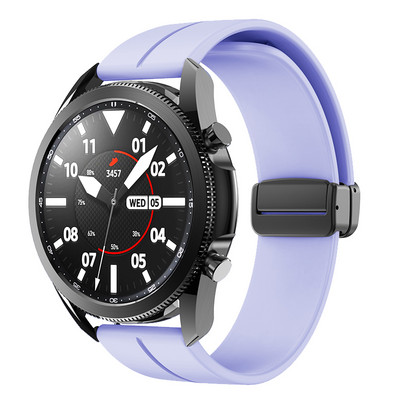 ​20 mm 22 mm magnētiskā D sprādzes siksniņa tālrunim Samsung Galaxy Watch 6 5 4, kas paredzēts Huawei GT4 3 GT2 pro aproce Garmin Vivoactive 4 siksniņai
