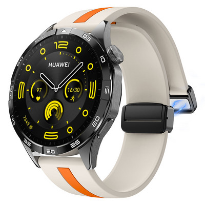 ​20 mm 22 mm magnētiskā D sprādzes siksniņa tālrunim Samsung Galaxy Watch 6 5 4, kas paredzēts Huawei GT4 3 GT2 pro aproce Garmin Vivoactive 4 siksniņai
