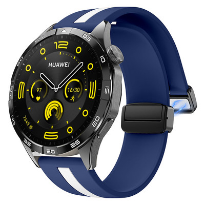​20 mm 22 mm magnētiskā D sprādzes siksniņa tālrunim Samsung Galaxy Watch 6 5 4, kas paredzēts Huawei GT4 3 GT2 pro aproce Garmin Vivoactive 4 siksniņai