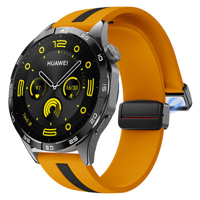 ​20 mm 22 mm magnētiskā D sprādzes siksniņa tālrunim Samsung Galaxy Watch 6 5 4, kas paredzēts Huawei GT4 3 GT2 pro aproce Garmin Vivoactive 4 siksniņai