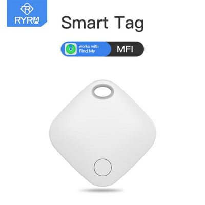 RYRA minijälgimisseadme jälgimisseade õhusildi võti Lapseotsija Lemmikloomade jälgija asukoht Smart Tracker Apple`i jaoks Leia minu rakendus IOS-süsteem