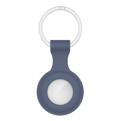 Izsekošanas ierīces vāciņš priekš Air Tag Dog pret skrāpējumiem uzmavu atslēgu piekariņa lokatora futrālis Silikona pārnēsājams atslēgu piekariņa apvalks atslēgu piekariņa turētājs