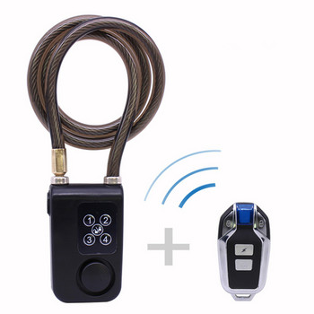 Bluetooth заключване за велосипед против кражба Дистанционно управление Интелигентна охранителна аларма за MTB колоездене