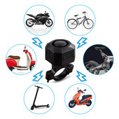 Signalizācijas elektriskā transportlīdzekļa trauksmes bezvadu vibrācijas signalizācijas sistēma ar kustības sensoru, ūdensnecaurlaidīga uzlādējama zādzības signalizācija elektriskajiem motocikliem