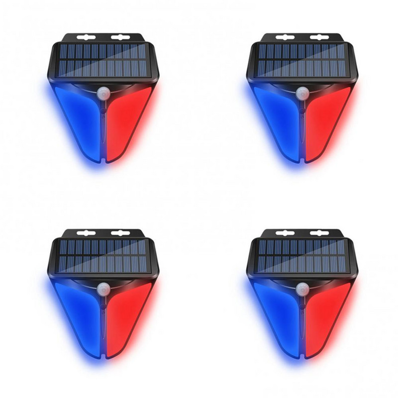 Saules trauksmes signāla gaismas signāla sirēna kustības sensors Bezvadu ar saules enerģiju darbināma trauksmes sirēna Zibspuldzes trauksmes lampa Strobe gaismas sirēna