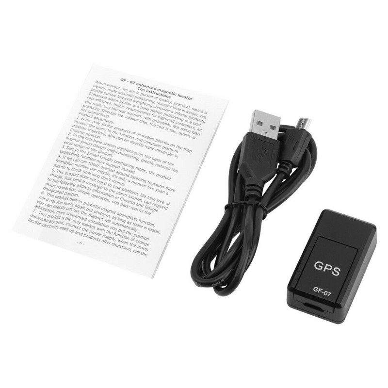 GF07 Mini GPS Tracker Pret Lost 4G Magnētiskais GPS Reāllaika Auto lokators GSM/GPRS izsekošanas ierīce Transportlīdzekļiem Bērniem Mājas kaķu suns