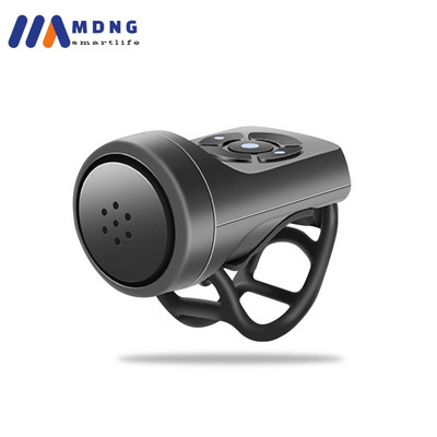 Claxon electric reîncărcabil pentru bicicletă pentru motocicletă, 4 moduri, claxon de alarmă pentru ciclism de munte, accesorii pentru biciclete