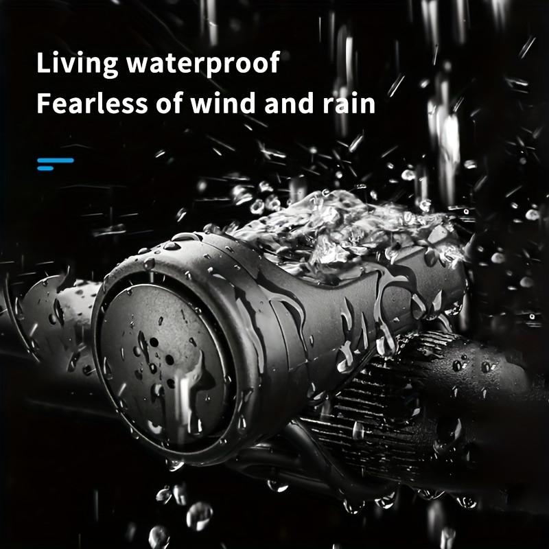 Claxon electric reîncărcabil pentru bicicletă pentru motocicletă, 4 moduri, claxon de alarmă pentru ciclism de munte, accesorii pentru biciclete