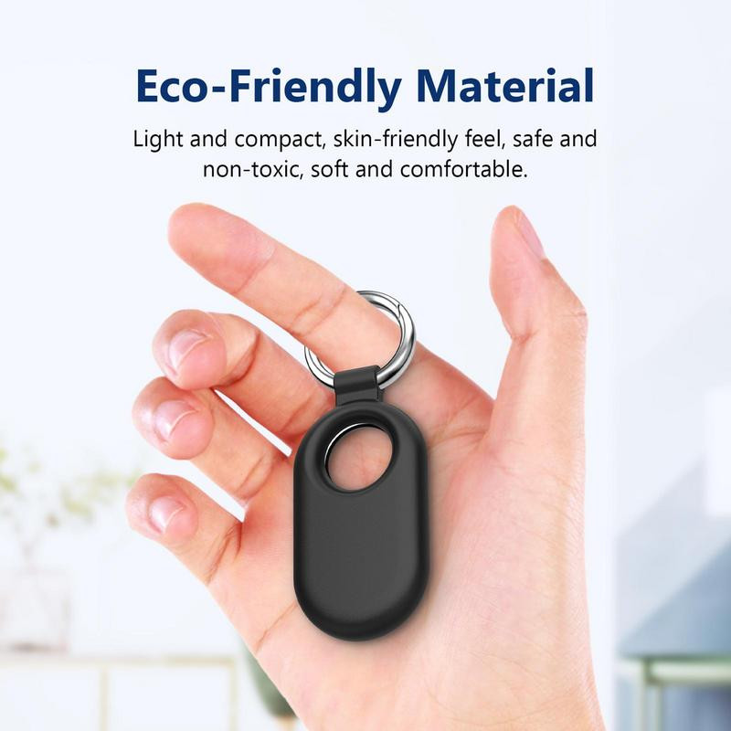 SmartTag2 pārnēsājams silikona meklētāja futrālis pret pazaudēšanu, putekļu necaurlaidīgs vāks, mīksts tekstūras meklētāja futrālis čemodānam un mugursomai