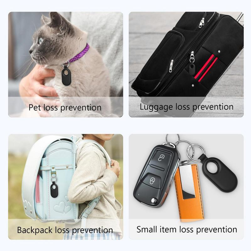 SmartTag2 pārnēsājams silikona meklētāja futrālis pret pazaudēšanu, putekļu necaurlaidīgs vāks, mīksts tekstūras meklētāja futrālis čemodānam un mugursomai