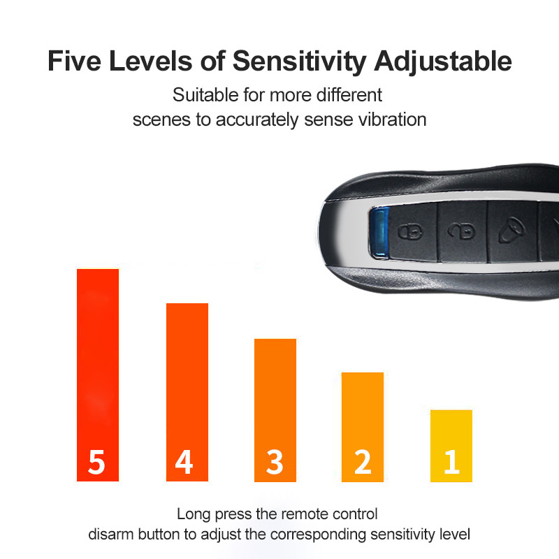 Drošības signalizācija 150dB bezvadu pretaizdzīšanas vibrācijas bezvadu motocikla velosipēda ūdensnecaurlaidīga drošības signalizācija ar tālvadības pulti