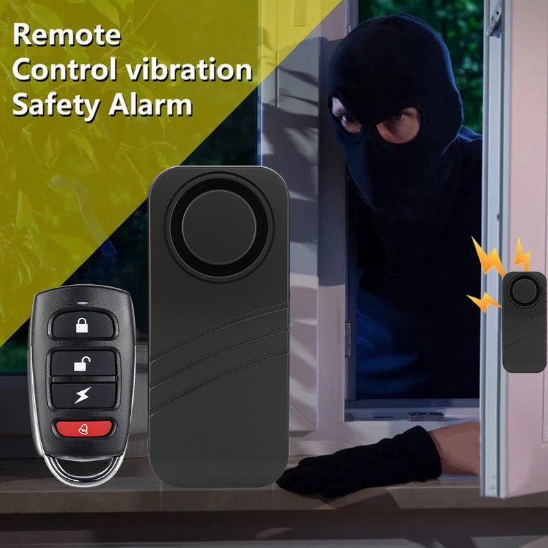 Motocikla pretaizdzīšanas signalizācija ar stiprinājumu 90 dB apzagšanas vibrācijas signalizācijas drošības sistēma, ūdensnecaurlaidīga signalizācija ar tālvadības pulti