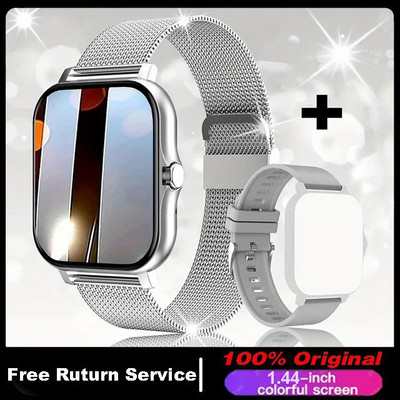 Okosóra férfiaknak női ajándék teljes érintőképernyős sportórák fitneszórák Bluetooth hívások digitális okosóra karórák