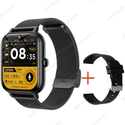 Okosóra férfiaknak női ajándék teljes érintőképernyős sportórák fitneszórák Bluetooth hívások digitális okosóra karórák