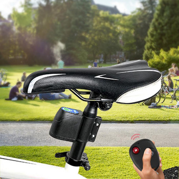 Аларма за велосипед Издръжлив удароустойчив сензор за вибрации Водоустойчив Надеждна аларма против кражба Безжична ключалка за велосипед Безжична интелигентна