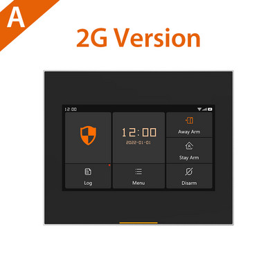 Staniot 433MHz WiFi 2G/4G mājas apzagšanas signalizācijas panelis Tuya Wireless Smart Anti-pirkstu nospiedumu drošības sistēma OTA tiešsaistes jauninājums