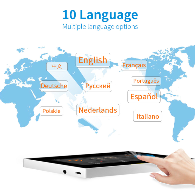 Staniot 433MHz WiFi 2G/4G mājas apzagšanas signalizācijas panelis Tuya Wireless Smart Anti-pirkstu nospiedumu drošības sistēma OTA tiešsaistes jauninājums