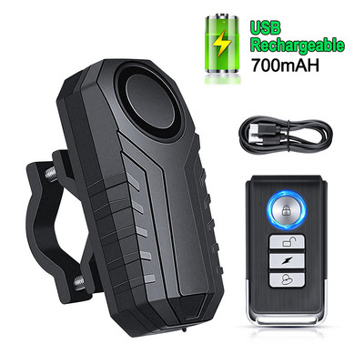 Hollarm bezvadu velosipēda signalizācijas tālvadības pults ūdensnecaurlaidīgs elektriskais motocikls motorollera velosipēda drošības aizsardzība pretaizdzīšanas signalizācija