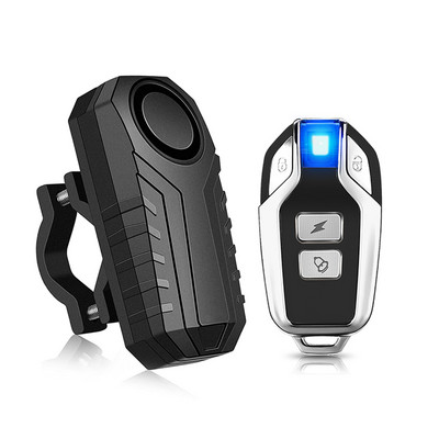 Hollarm bezvadu velosipēda signalizācijas tālvadības pults ūdensnecaurlaidīgs elektriskais motocikls motorollera velosipēda drošības aizsardzība pretaizdzīšanas signalizācija