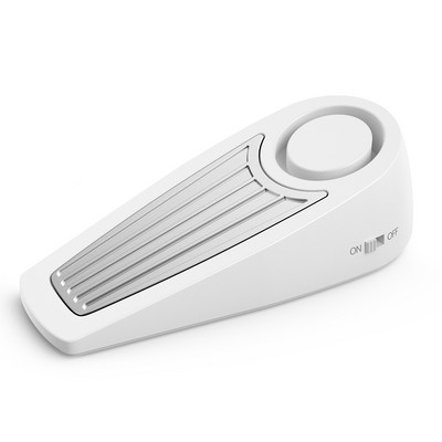 Camaroca Mini Alarmă 130dB Opritor de ușă în formă de pană Alarma de securitate Bloc de alarmă pentru oprirea ușii de podea pentru protecția securității casei