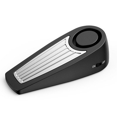 Camaroca Mini Alarmă 130dB Opritor de ușă în formă de pană Alarma de securitate Bloc de alarmă pentru oprirea ușii de podea pentru protecția securității casei