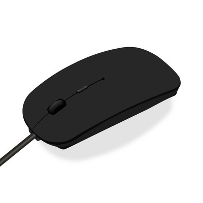Mouse cu fir USB ultra subțire, 4 culori, 1600 DPI, buton de mute pentru șoareci, pentru laptop, PC, mouse cu fir pentru periferice de computer MacBook Air Pro